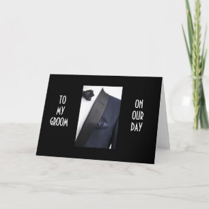 MAN I TUX "TILL MIN GRUPP PÅ VÅR DAG" KORT