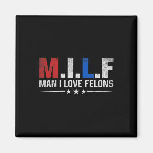 Man jag älskar feloner rolig Trump The Don Daddy P Magnet