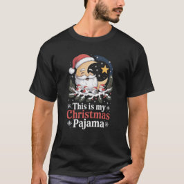 mån jultomte och fåglar jultomte Det här är min ju T Shirt
