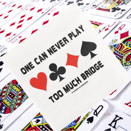 Man kan aldrig spela för mycket över fyra kort-Kos Pappersservett