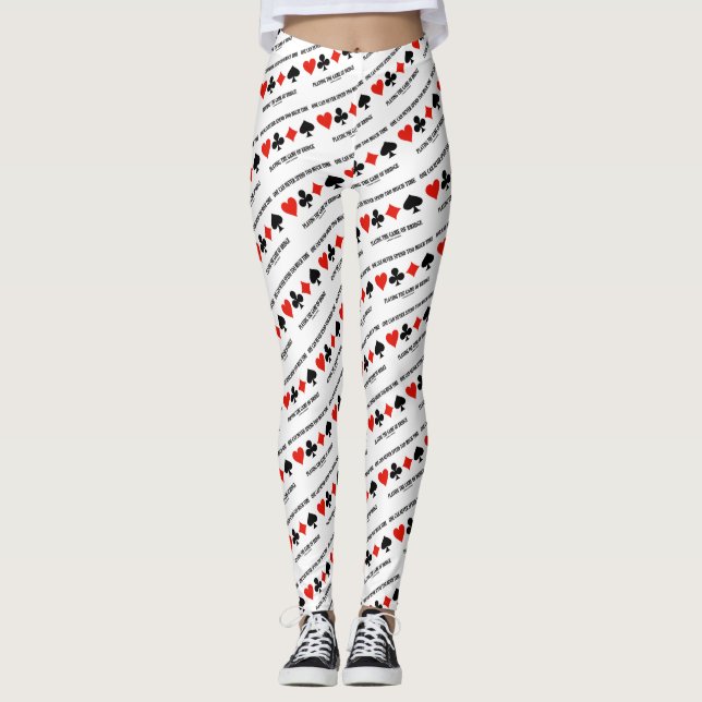 Man kan aldrig spendera för mycket Time leka Leggings (Framsida)