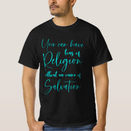 Man kan ha tonvis med religion utan rädsla t shirt