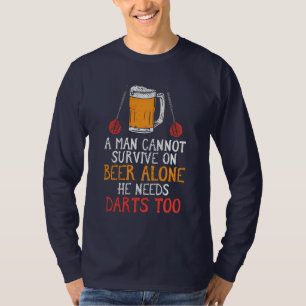 Man kan inte Överleva på ölens Ensam T Shirt