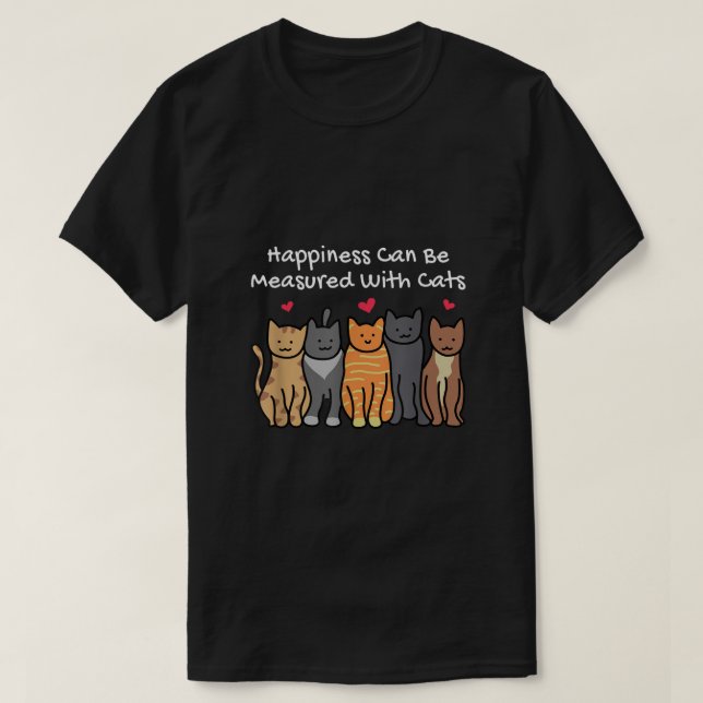 Man kan mäta snabbhet med katter Älskare Cat Mamma T Shirt (Design framsida)