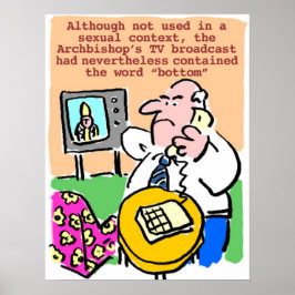 Man klagar med telefon över tv-sändningar poster