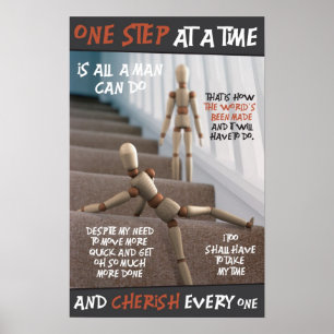 Man kliver i sänder poster