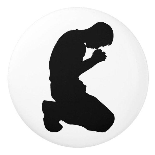 MAN KNEELING IN PRAYER KNOPP (Framsidan)