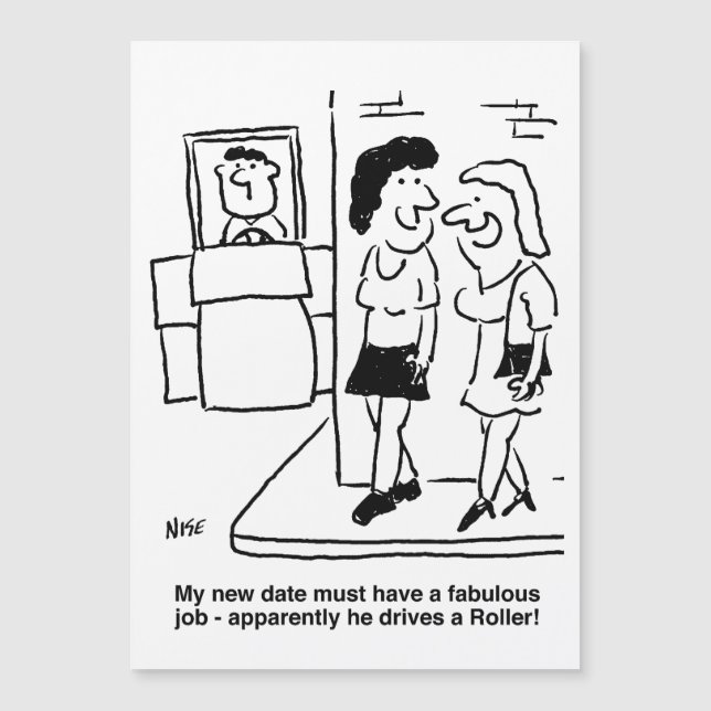 Man kör en Tecknad i Roller (Framsida)