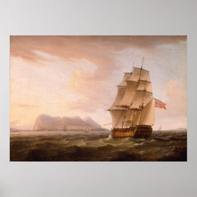 Man Krig före Gibraltar Poster (Framsidan)