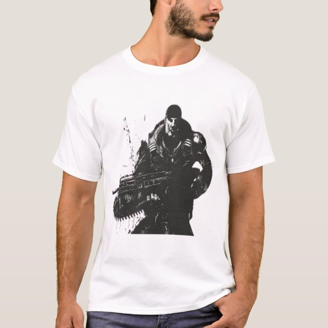 Man krig t shirt (Framsida)