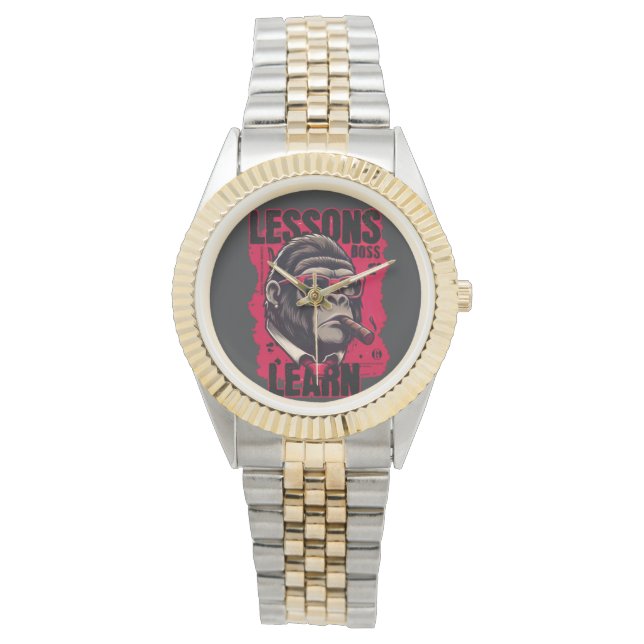 Man/Kvinna Gorilla Boss  Ur Armbandsur (Framsida)