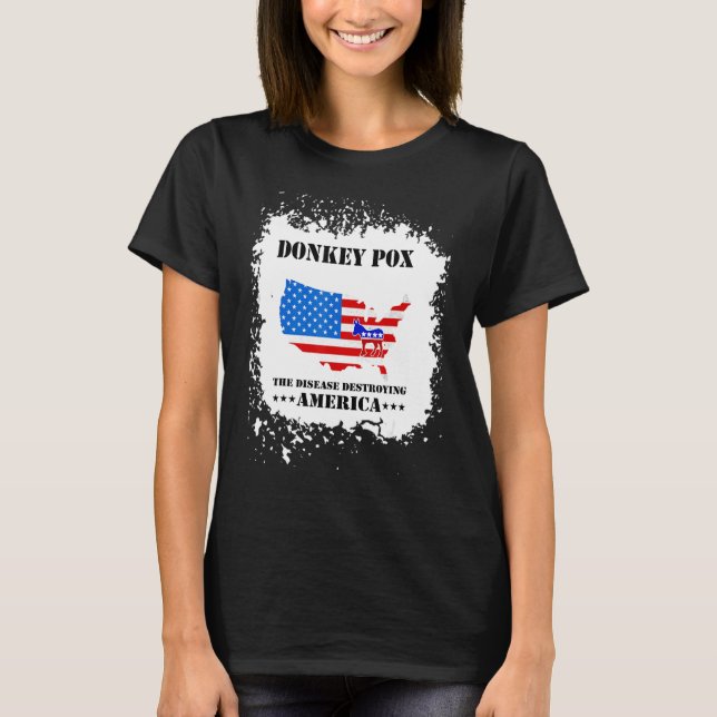 Män Kvinnor  Åseldoppor Sjukdomen Förstör Ameri T Shirt (Framsida)