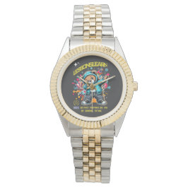 Män/Kvinnor DABBING FRAMTIDA LEKTIONER LÄR sig Armbandsur