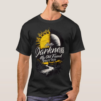 Män Kvinnor Hej Mörker Solförmörkelse April T Shirt