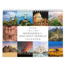Man-Made Wonders från antikens värld 2024 Kalender
