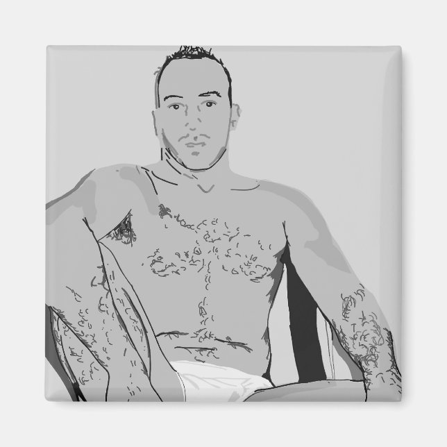 Män Male Magnet (Framsidan)