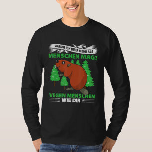 Män Människor Why Ich Biber Mehr As Människor Mag T Shirt