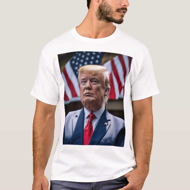 MAN_MANUAL LEADER DONALDTRUMP T-SHIRT FOR MANAR (Framsida)