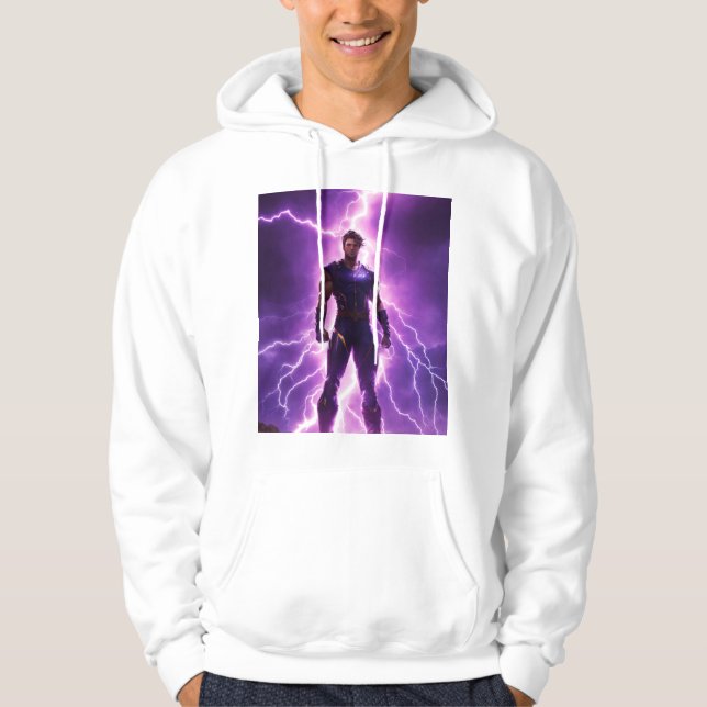 MAN_MANUAL TOPPEN HERO T-SHIRT HOODIE (Framsida)