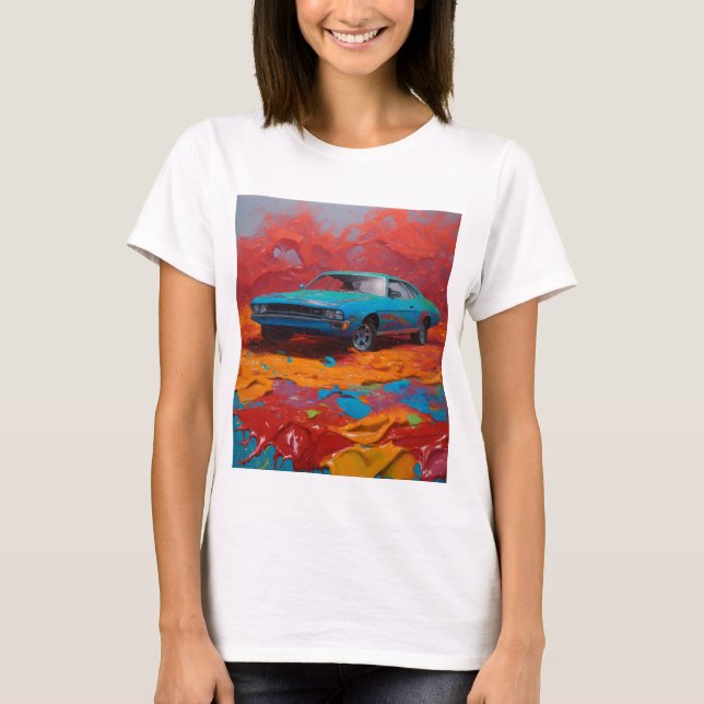 MAN_MANUAL TRENDING CAR ART-SHIRT T SHIRT (Framsida)