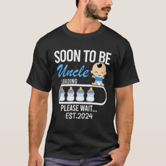 Män Matchande Graviditetsmeddelande Snart Blir Far T Shirt