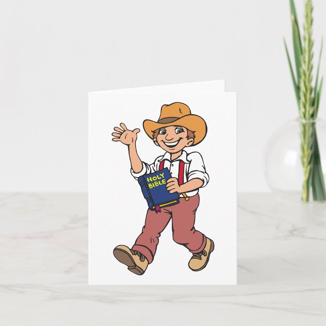 Man med en bibel kort (Skapare uppladdad)