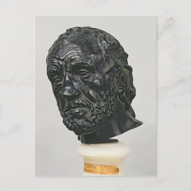 Man med en bruten näsa, 1865 vykort (Framsida)