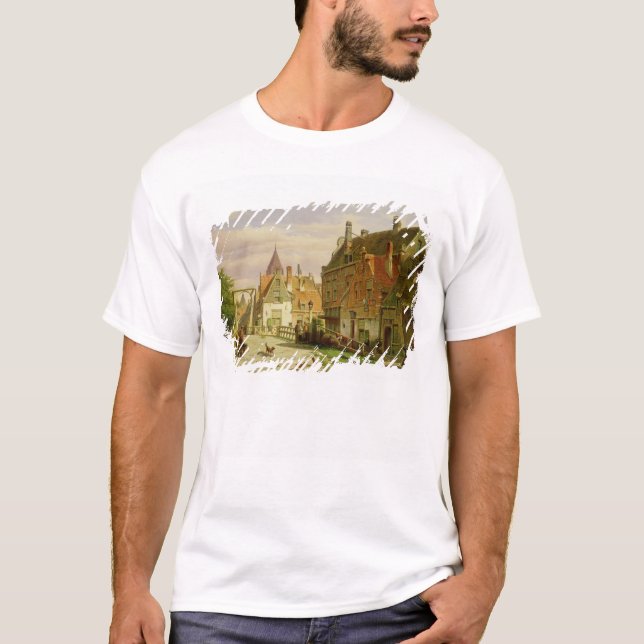 Man med en skottkärra t-shirt (Framsida)
