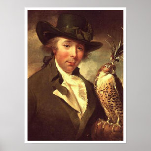 Man med Falcon Poster