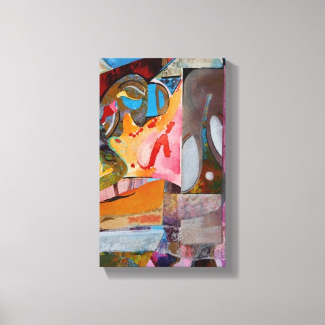 Man med Hat Canvastryck (Framsida)