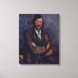 Man med korslagda armar - Paul Cezanne - c1866 Canvastryck
