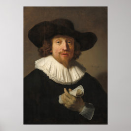 Man med Lakan av Music, Rembrandt Fine Art Poster