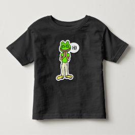 Man med leende grodhuvud AI-konst T Shirt