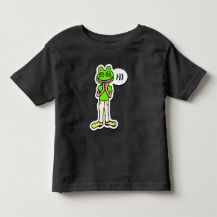 Man med leende grodhuvud AI-konst T Shirt