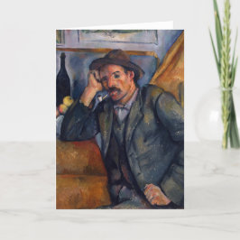 Man med pipe - Paul Cezanne - c1890 Kort