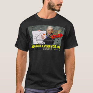 Man med plan t shirt