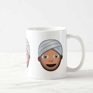 Man med turbanen Emoji Kaffemugg