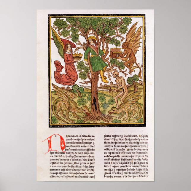 Man mellan vice och dygd poster (Framsidan)