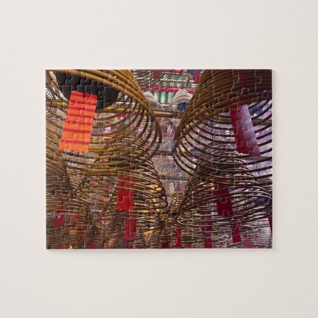 Man Mo Buddhist Temple från Hongkong Pussel (Horisontell)