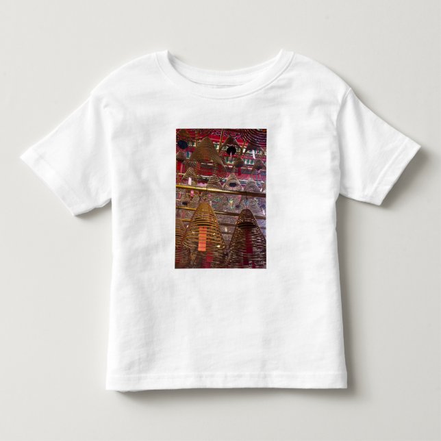 Man Mo Buddhisttempel i Hong Kong T-shirt (Framsida)