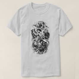 Man mot vargar jakt överlevnad The Grey T Shirt