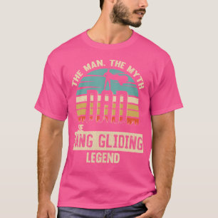 Man Myten Legend Pappa Hängglidning T Shirt