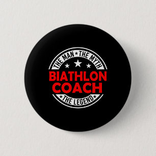 Man Myth Biathlon Coach Legend Funny Biathlon Coac Knapp