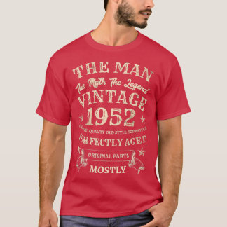 Man Myth Legend 1952 70 Birthday 70 Years T Shirt