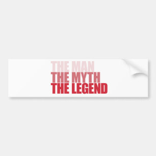 Man Myth Legend Bildekal