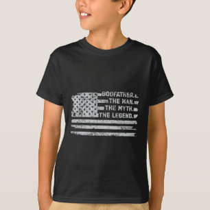 Man Myth Legend Fars dag American Flagga T Shirt