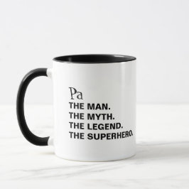 Man Myth Legend Funny Customized Coffee Mugg