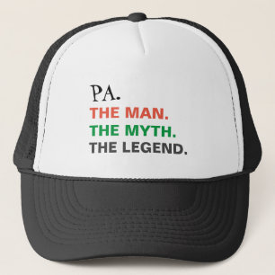 Man Myth Legend Funny Pa Keps