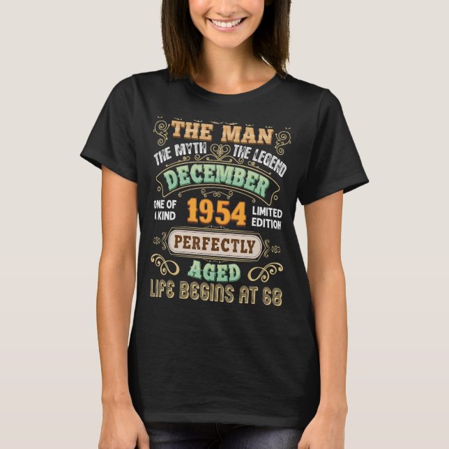 Man Myth Legend i december 1954, 68:e BIR T Shirt (Framsida)