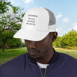 Man myth legend namn roligt keps